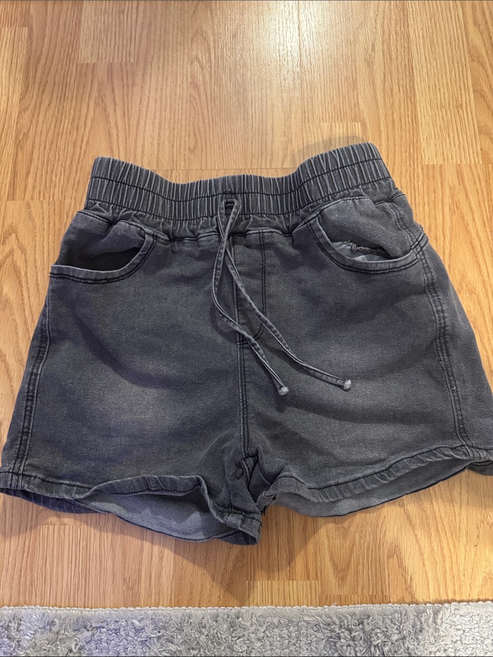 Drawstring Casual Shorts - Charcoal